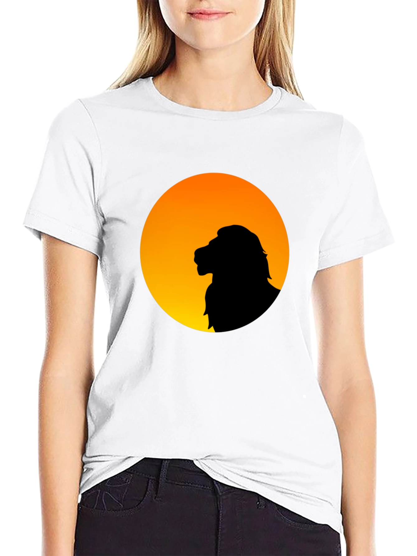 Lion Silhouette T-Shirt - Simba Style