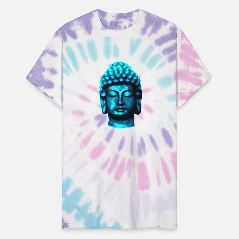buddha head blue