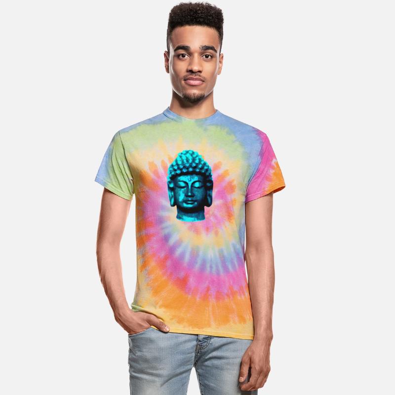 buddha head blue