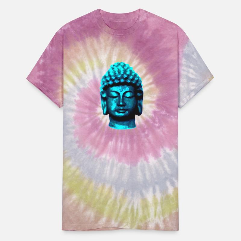 buddha head blue