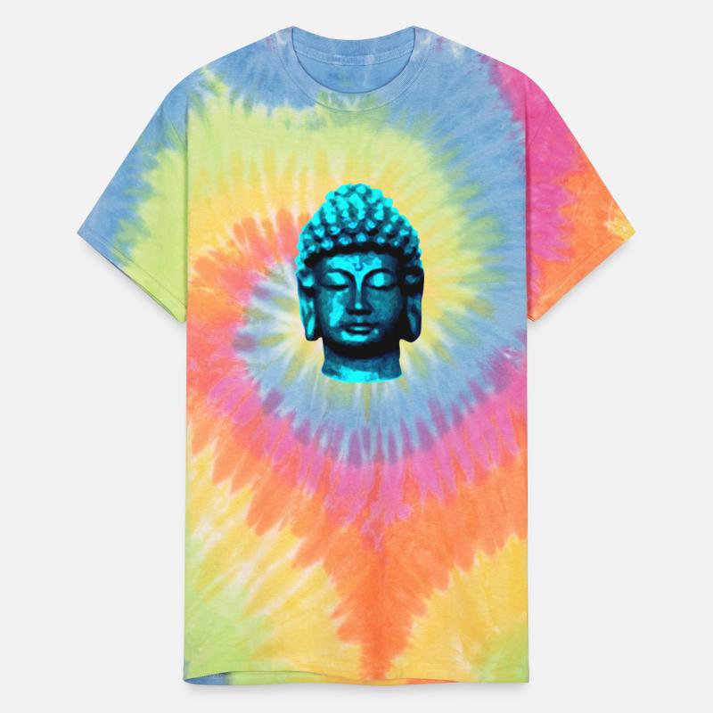 buddha head blue