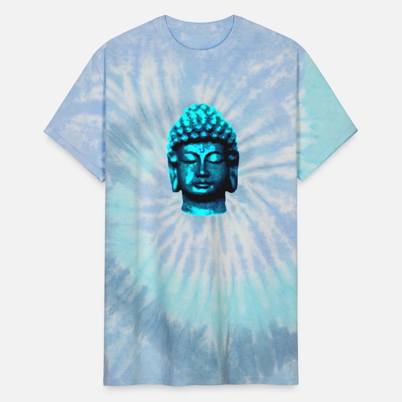 buddha head blue