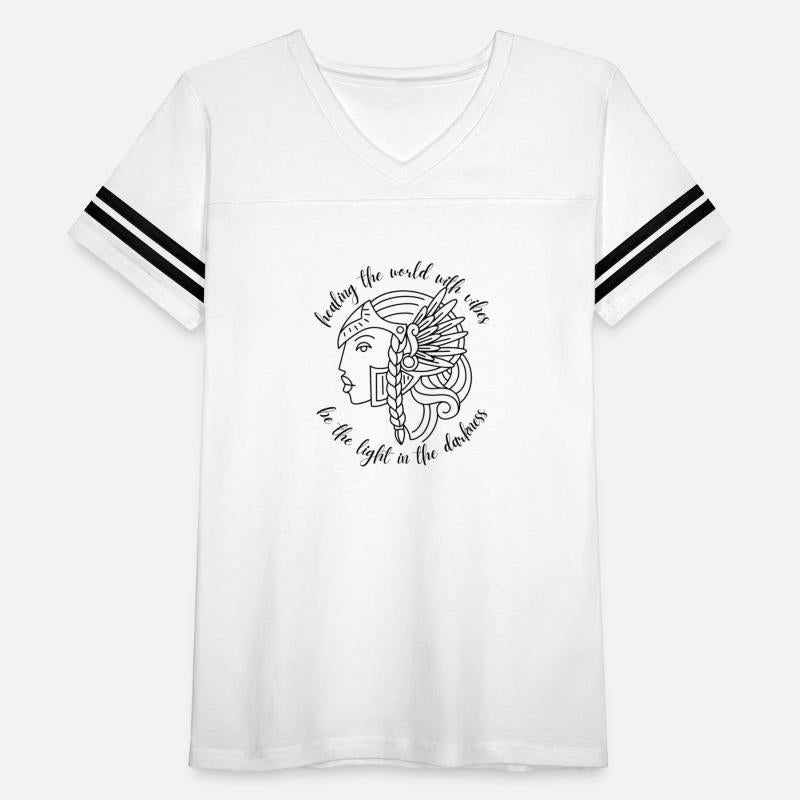 Buddug mark with mission and motto in black