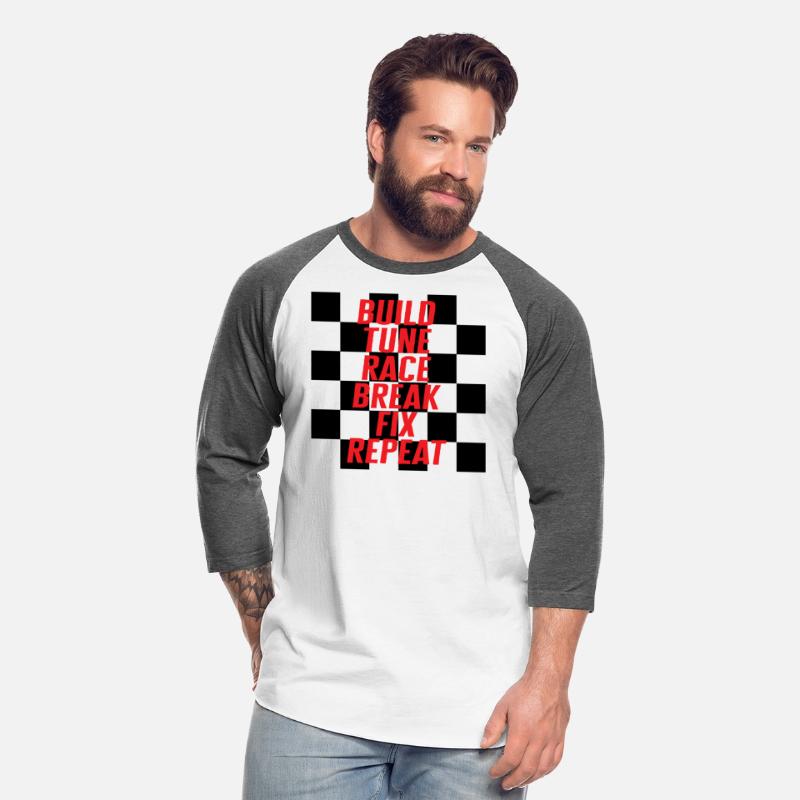 Build Tune Race Break Fix Repeat Shirt, Race Day