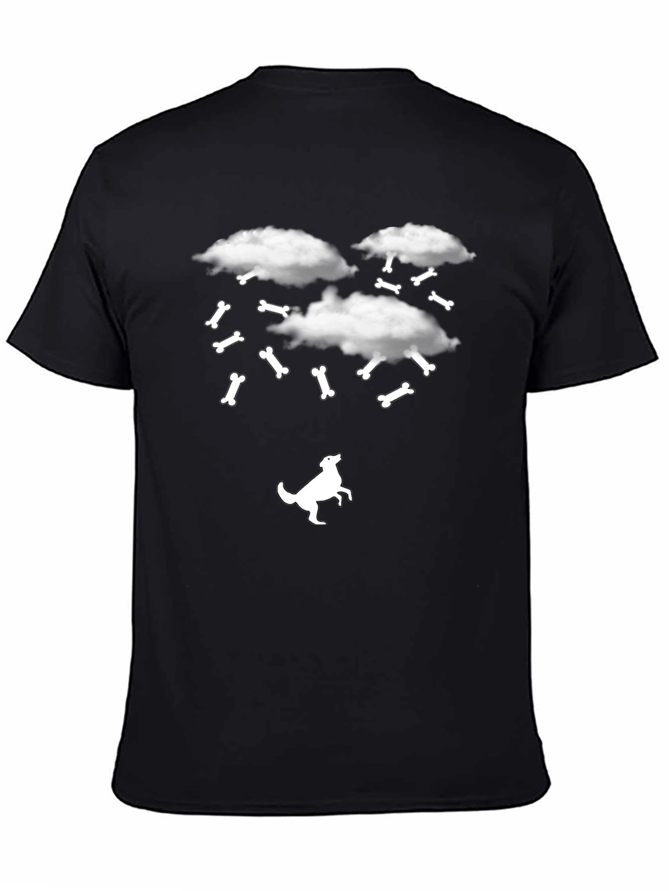 Funny Dog Bone Rain T-Shirt