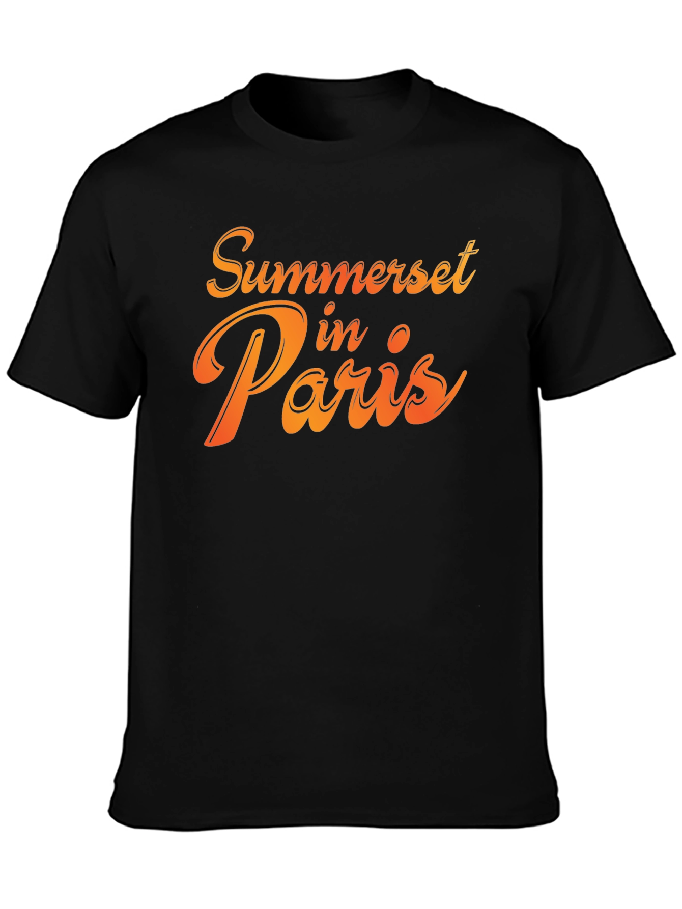 Summerset in Paris Graphic Tee - Black T-Shirt
