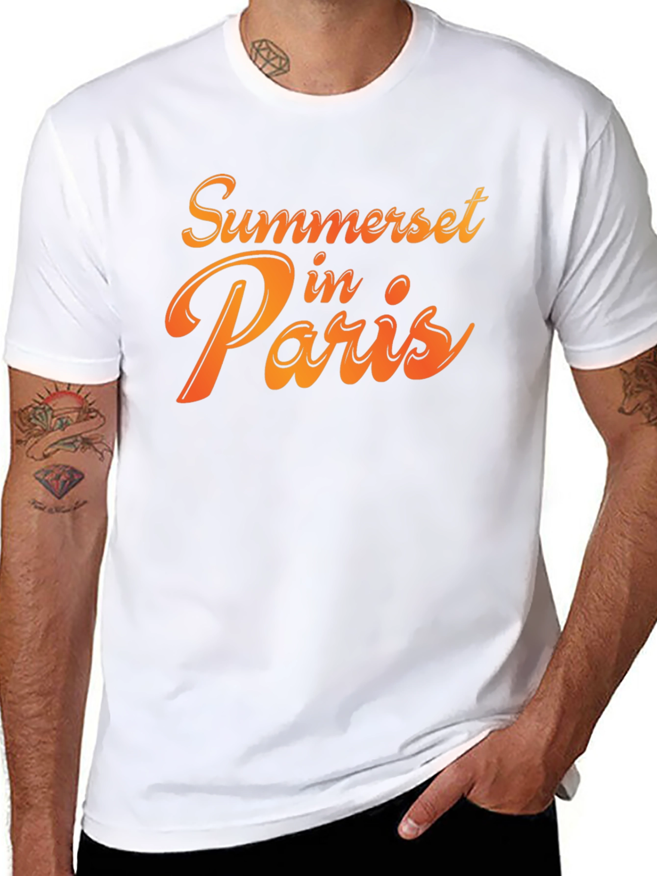 Summerset in Paris Graphic Tee - Black T-Shirt