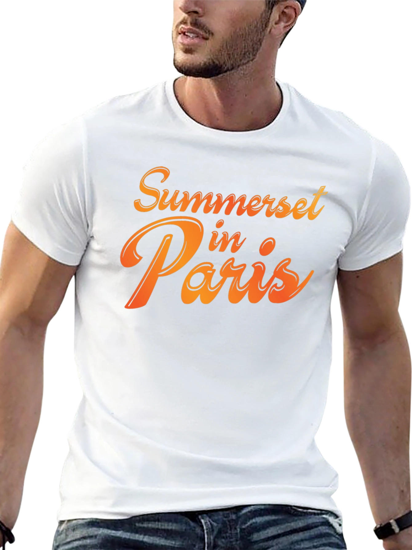 Summerset in Paris Graphic Tee - Black T-Shirt