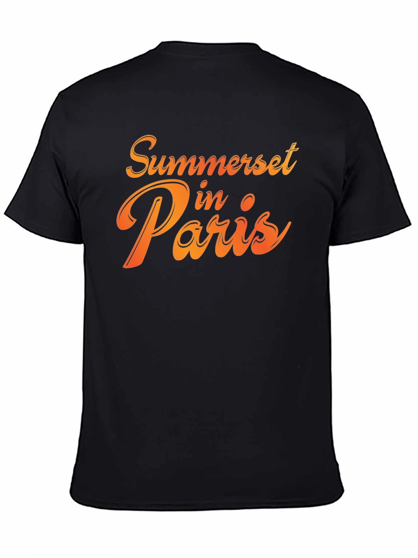 Summerset in Paris Graphic Tee - Black T-Shirt