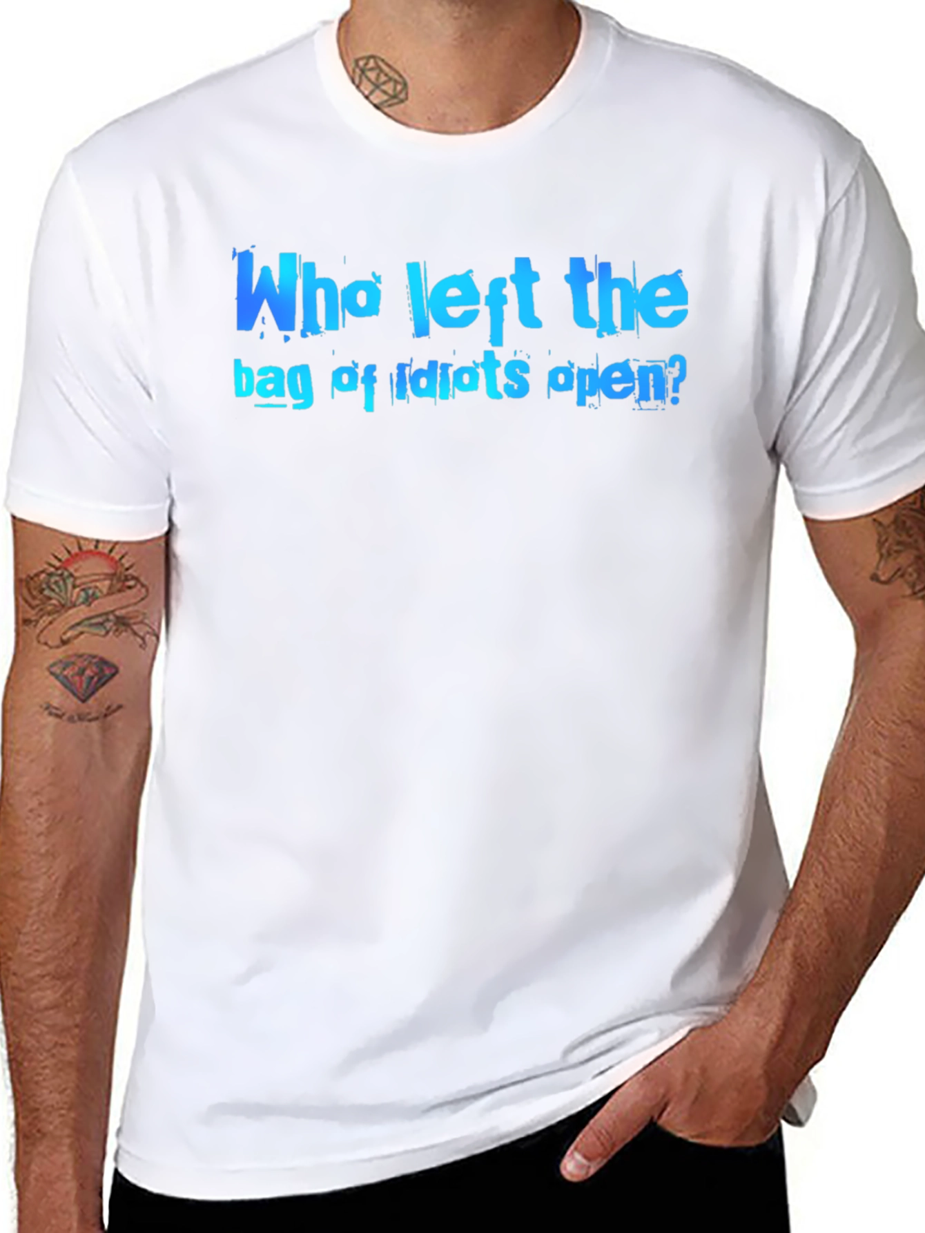 Who Left the Bag of Idiots Open? Graphic T-Shirt