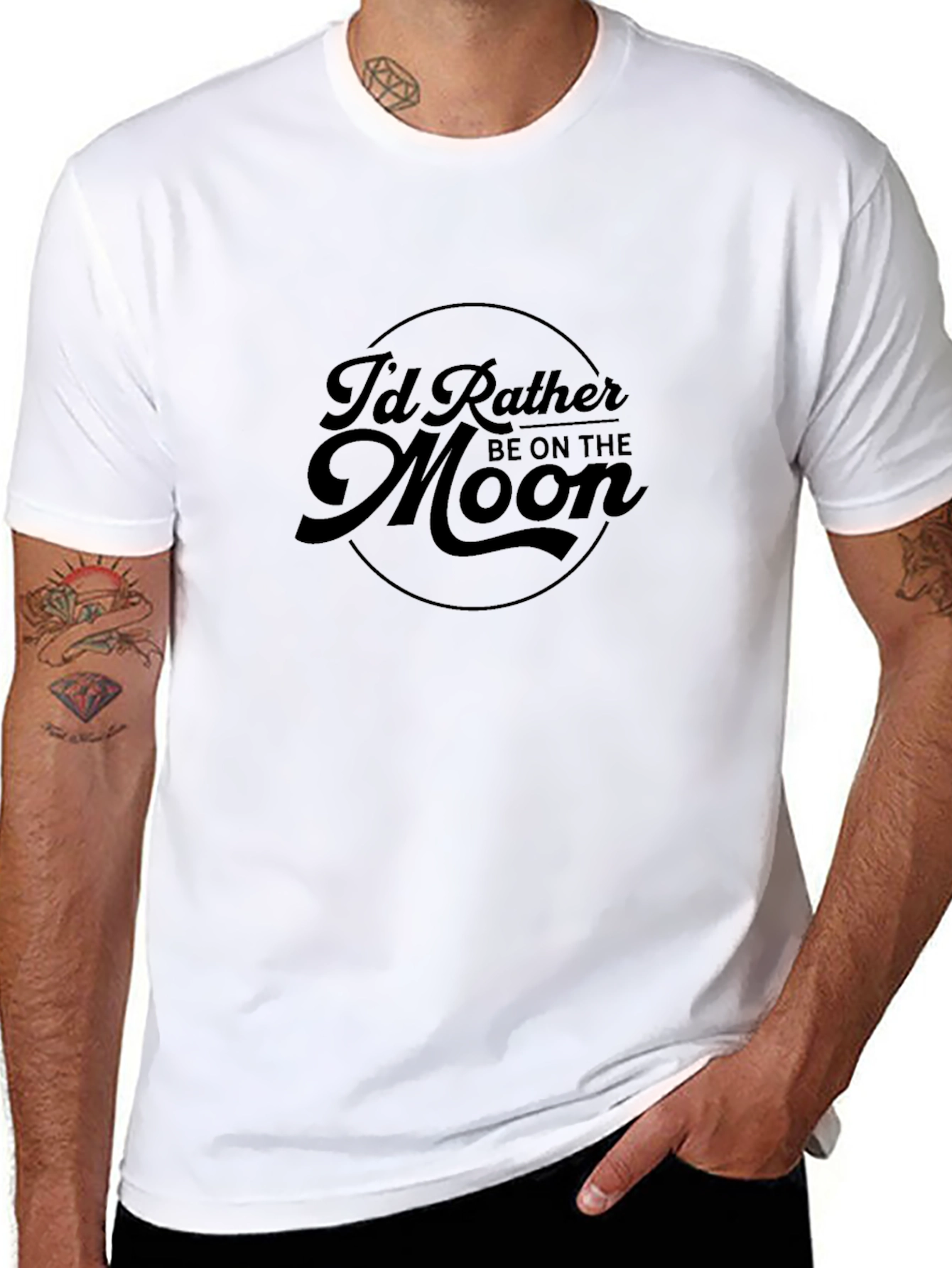 Id Rather Be On The Moon T-Shirt
