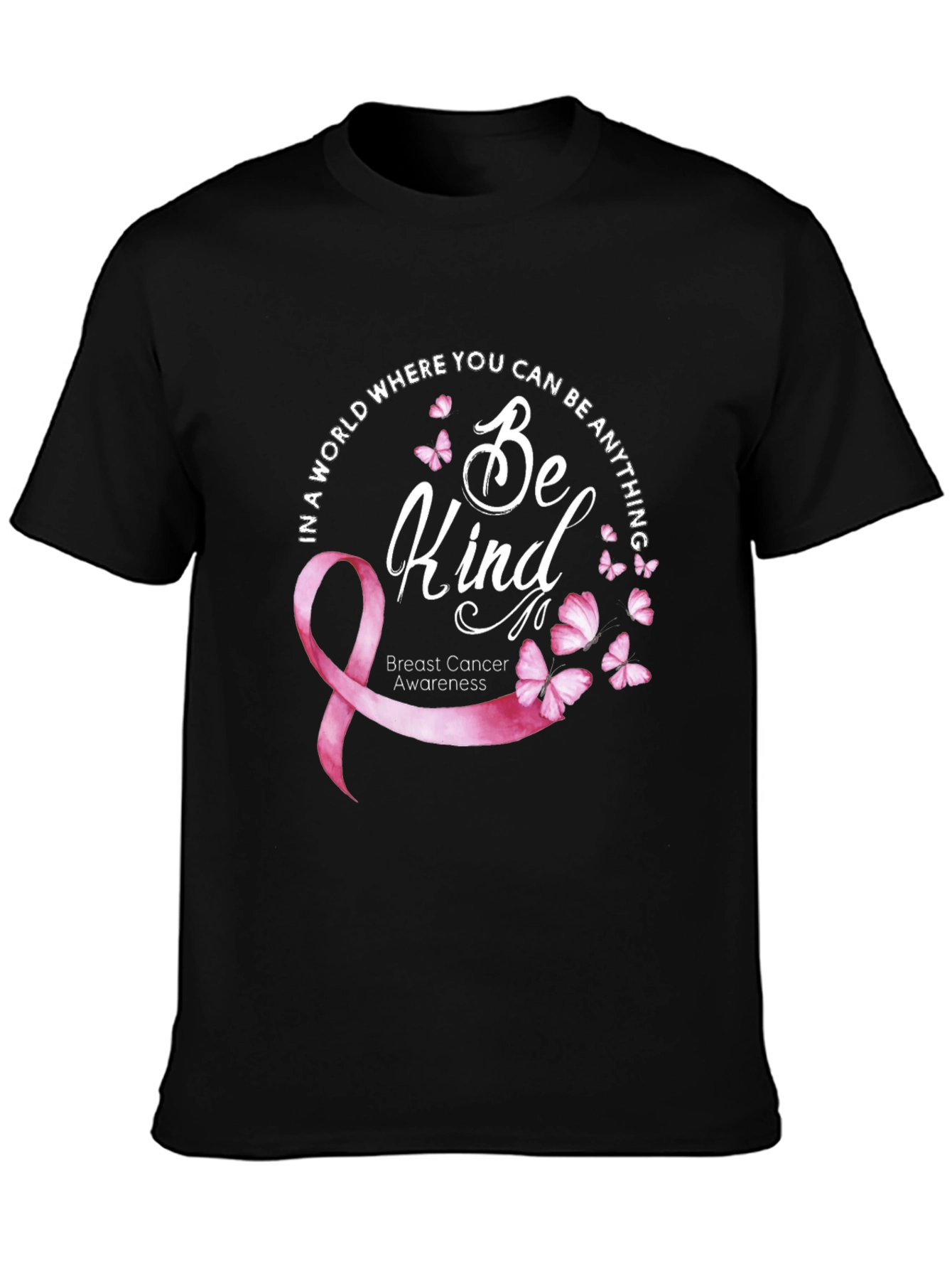 Be Kind Breast Cancer Awareness T-Shirt
