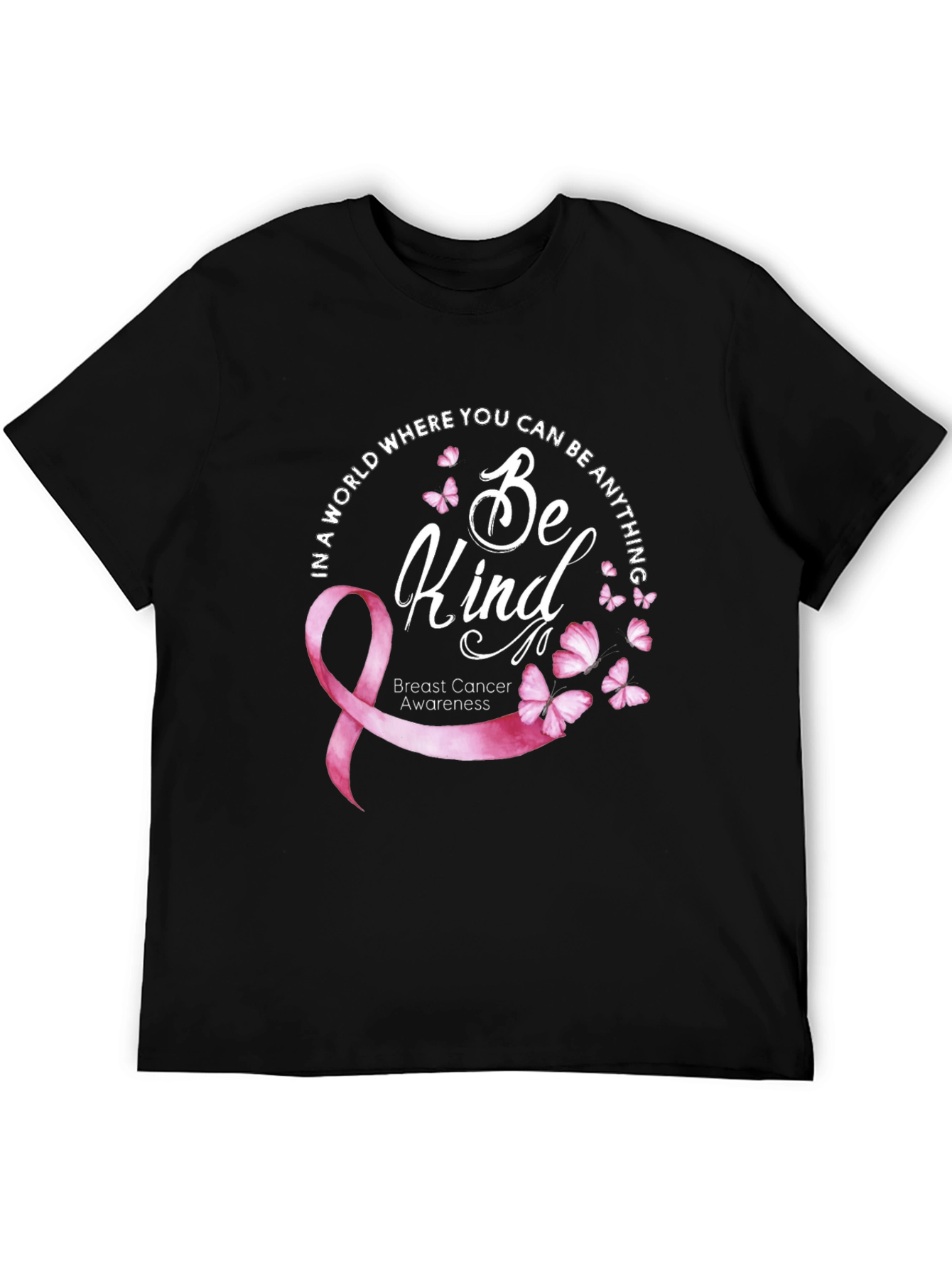 Be Kind Breast Cancer Awareness T-Shirt