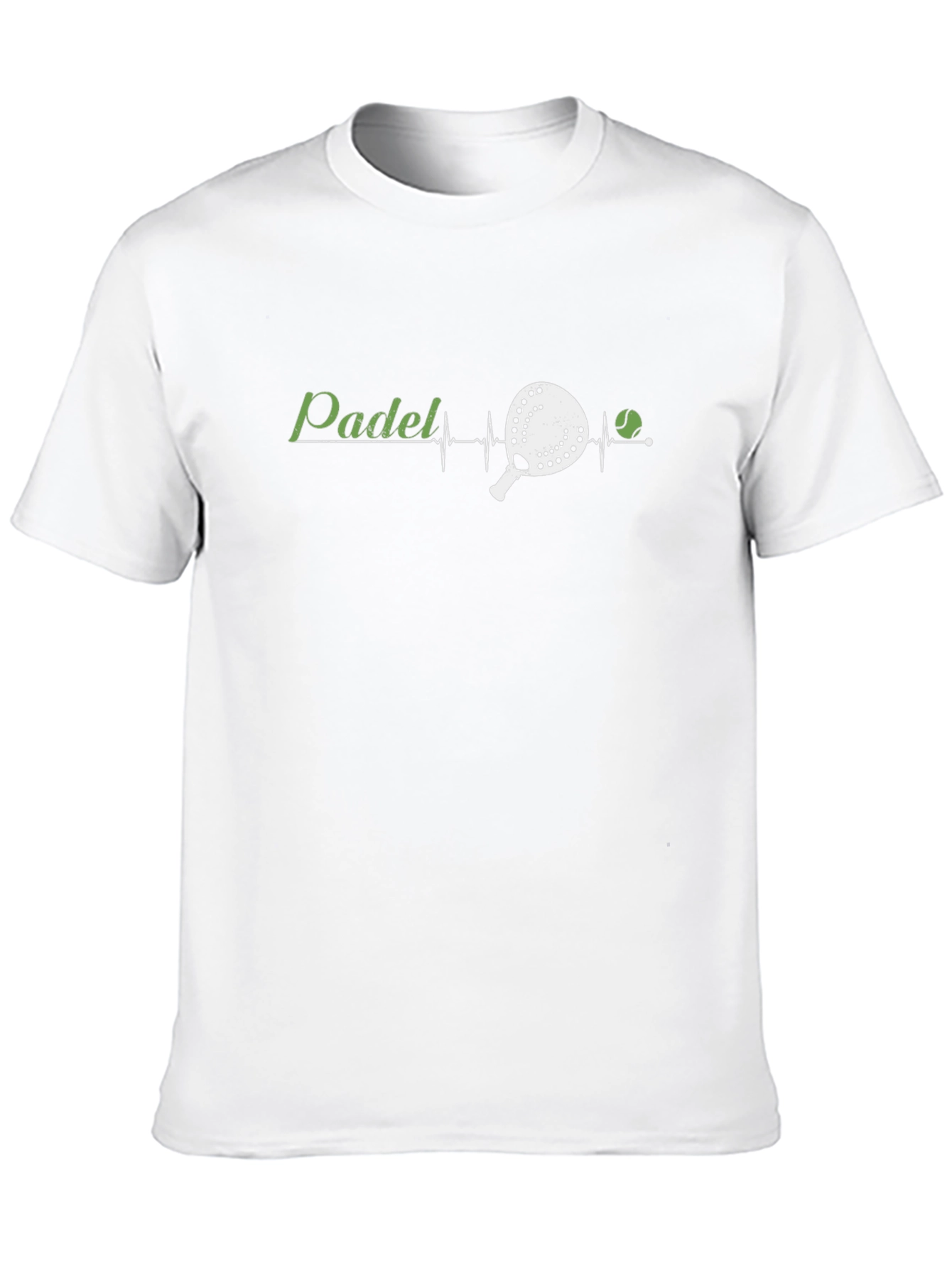 Padel Heartbeat Black T-Shirt