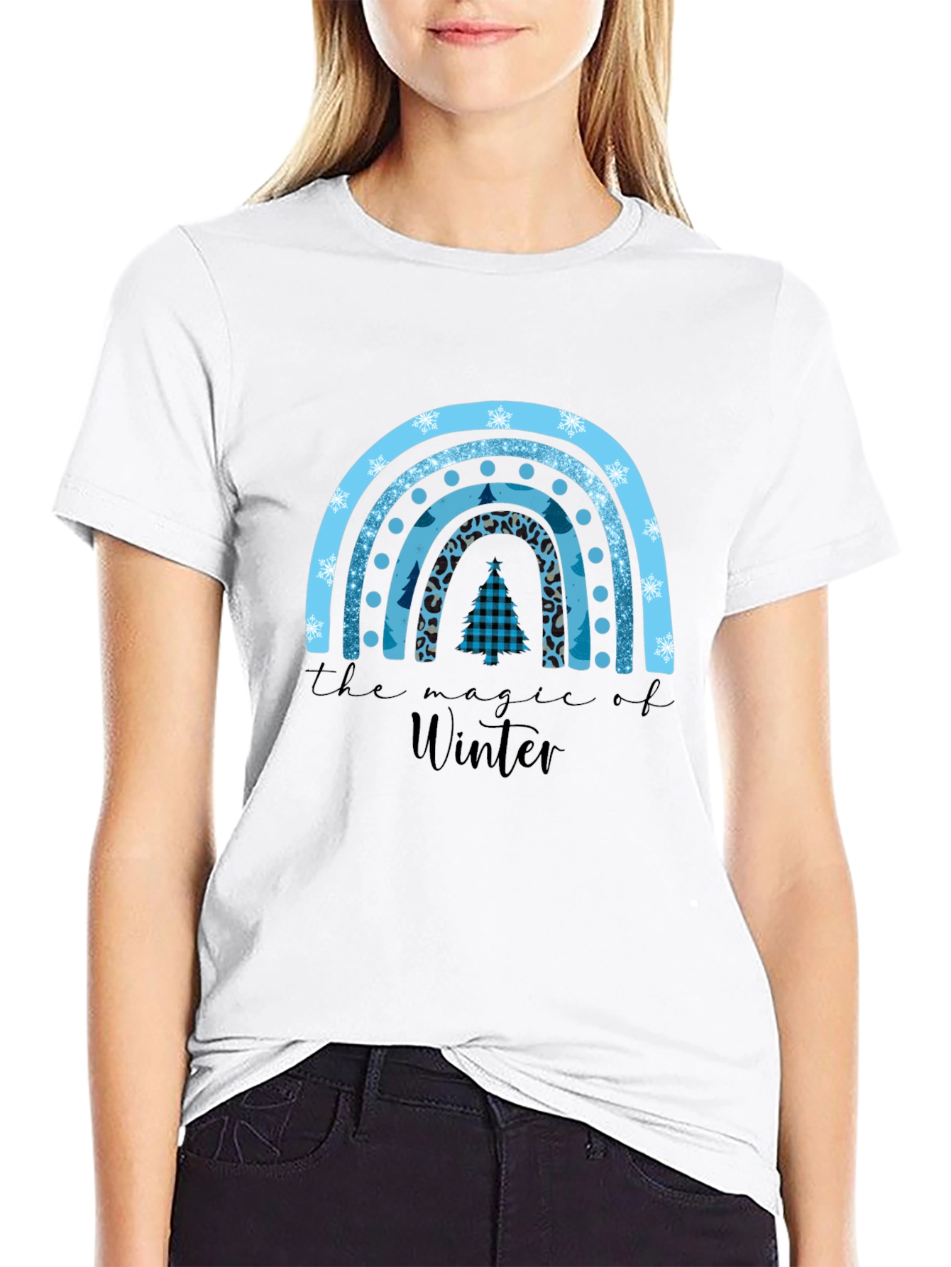 Winter Magic Graphic Tee - Festive Holiday Shirt