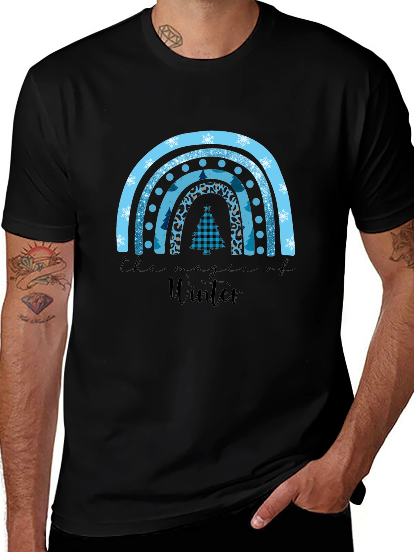 Winter Magic Graphic Tee - Festive Holiday Shirt