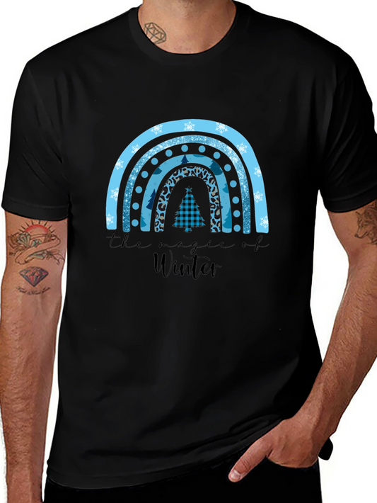 Winter Magic Graphic Tee - Festive Holiday Shirt