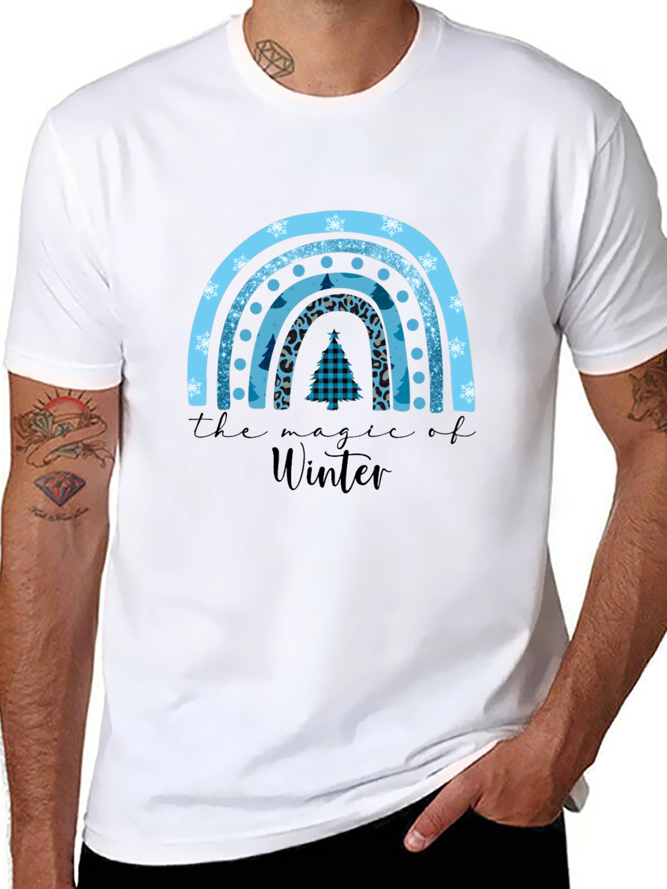 Winter Magic Graphic Tee - Festive Holiday Shirt