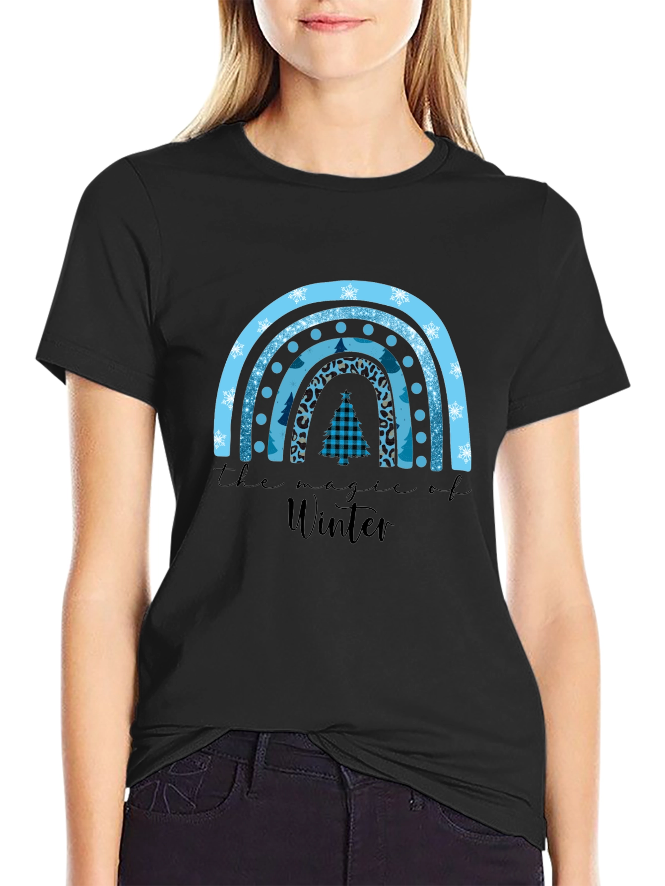 Winter Magic Graphic Tee - Festive Holiday Shirt