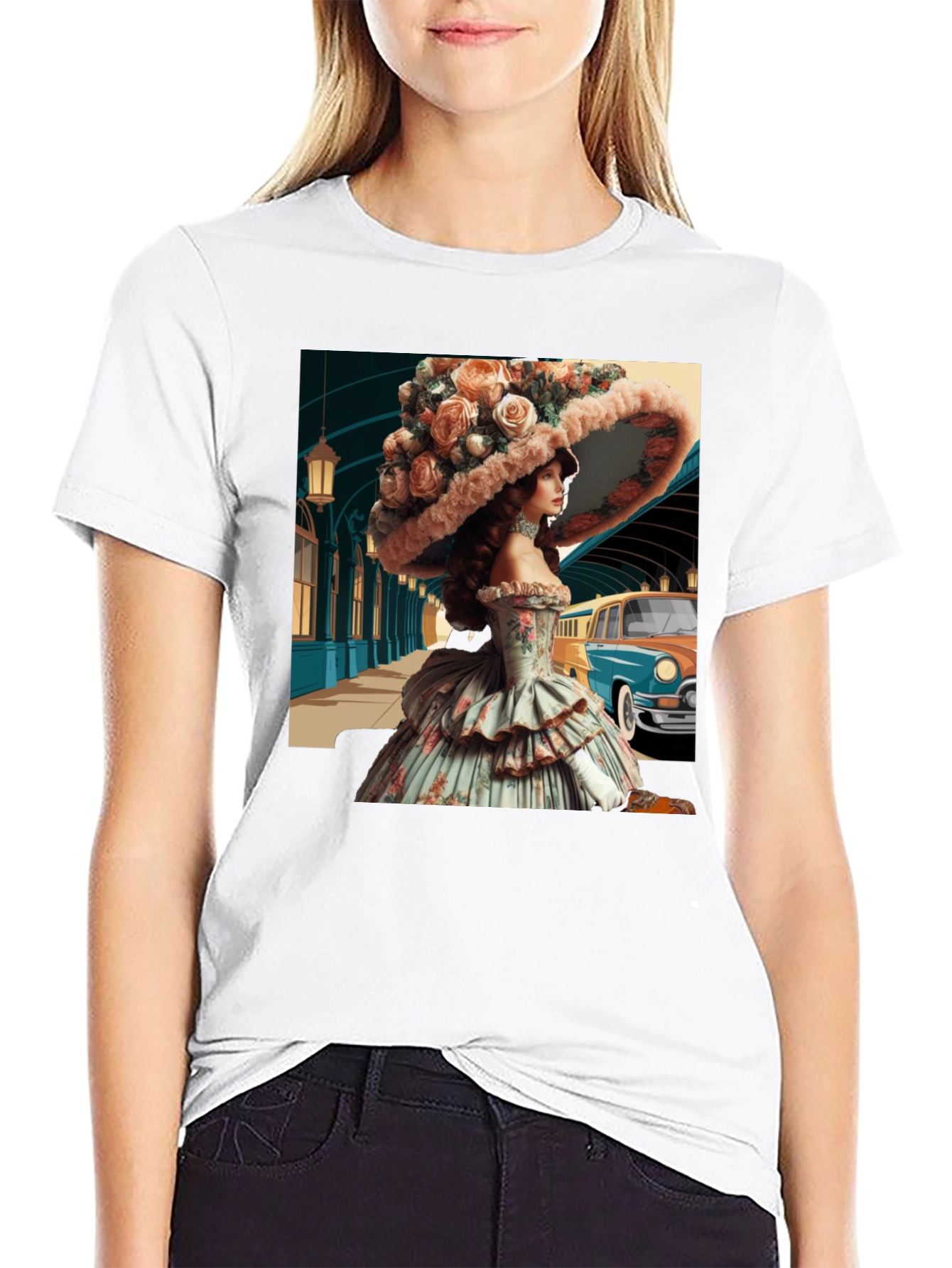 Retro Lady T-Shirt - Stylish and Unique Fashion Tee