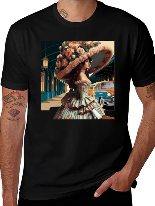 Retro Lady T-Shirt - Stylish and Unique Fashion Tee