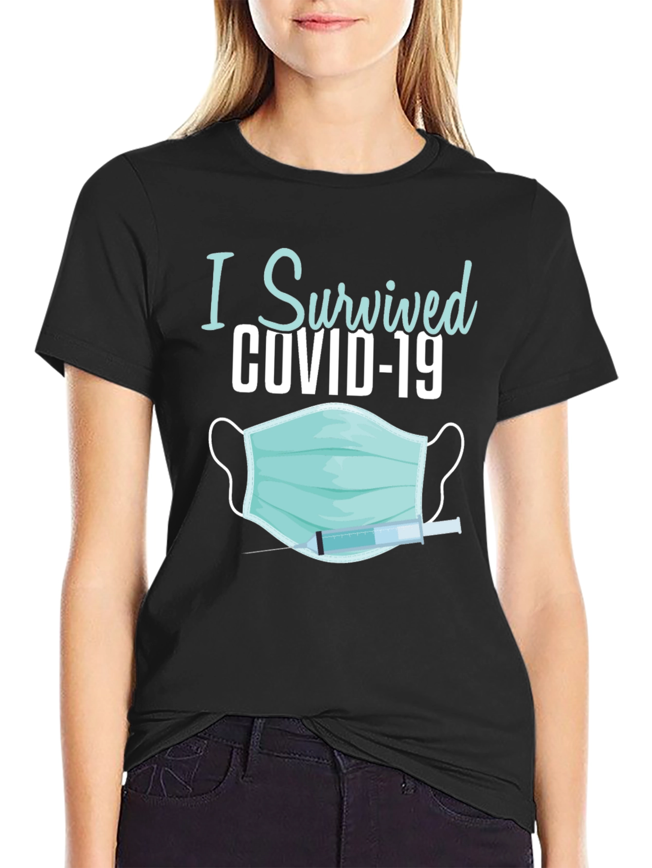 I Survived COVID-19 Graphic T-Shirt