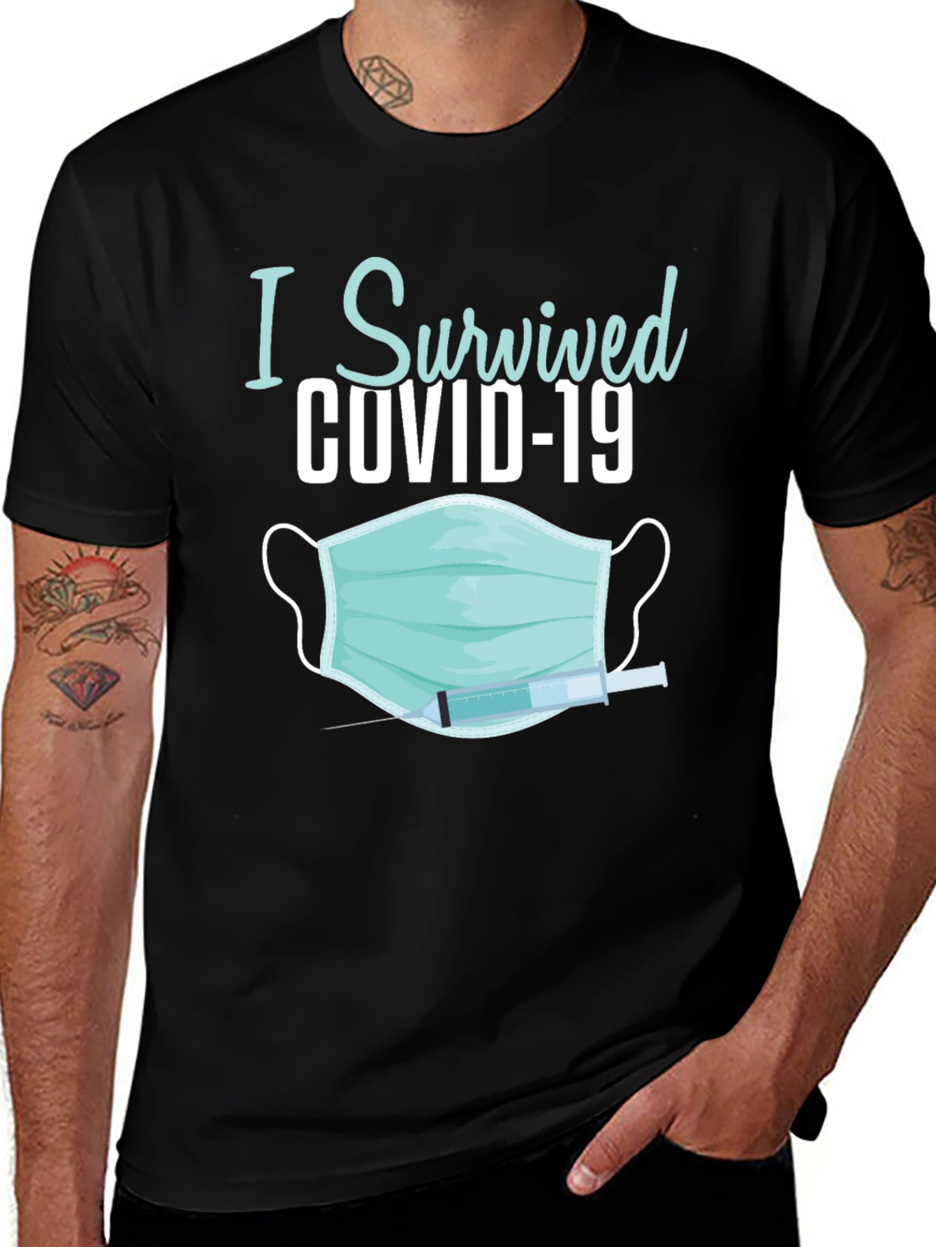 I Survived COVID-19 Graphic T-Shirt