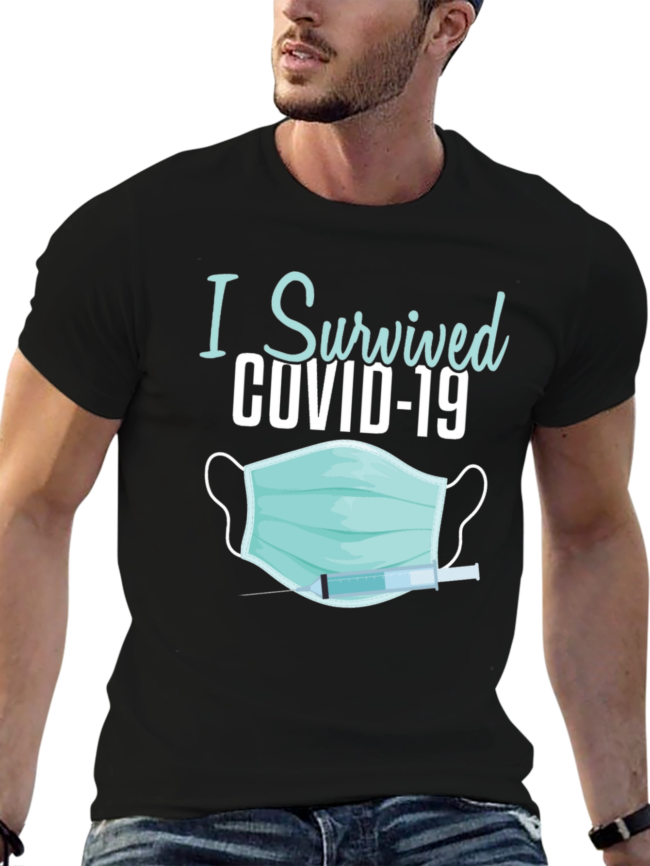 I Survived COVID-19 Graphic T-Shirt