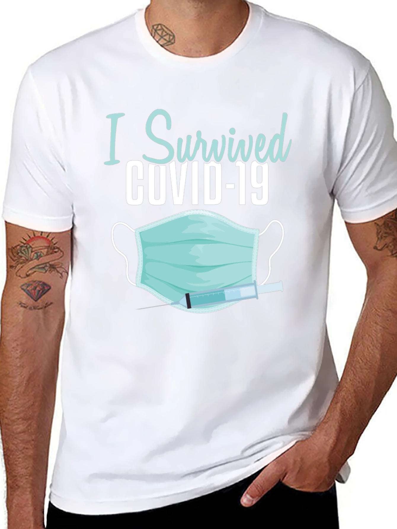 I Survived COVID-19 Graphic T-Shirt