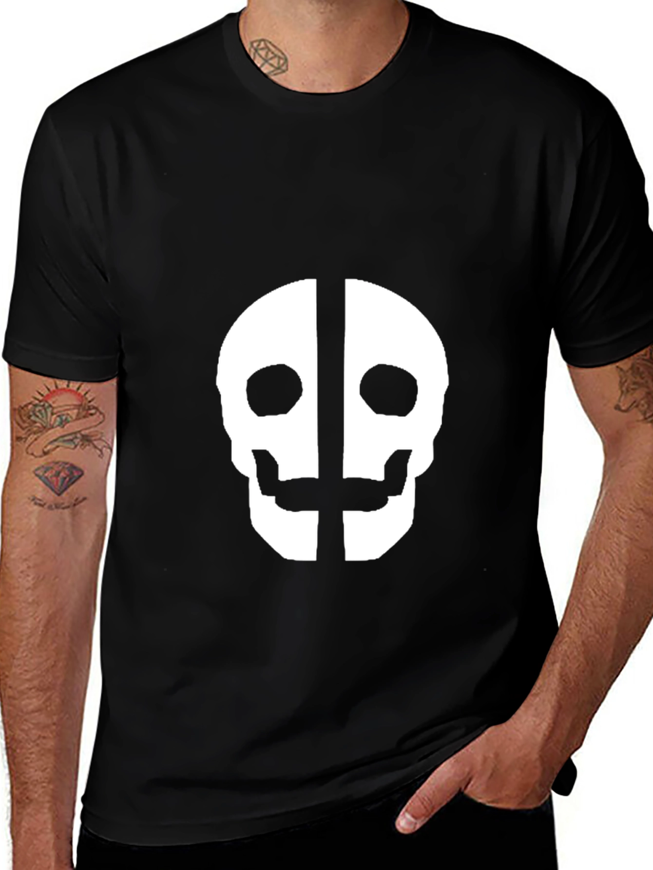 Skull Graphic Black T-Shirt