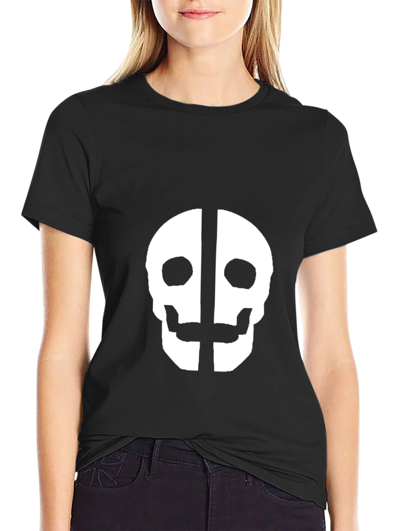 Skull Graphic Black T-Shirt