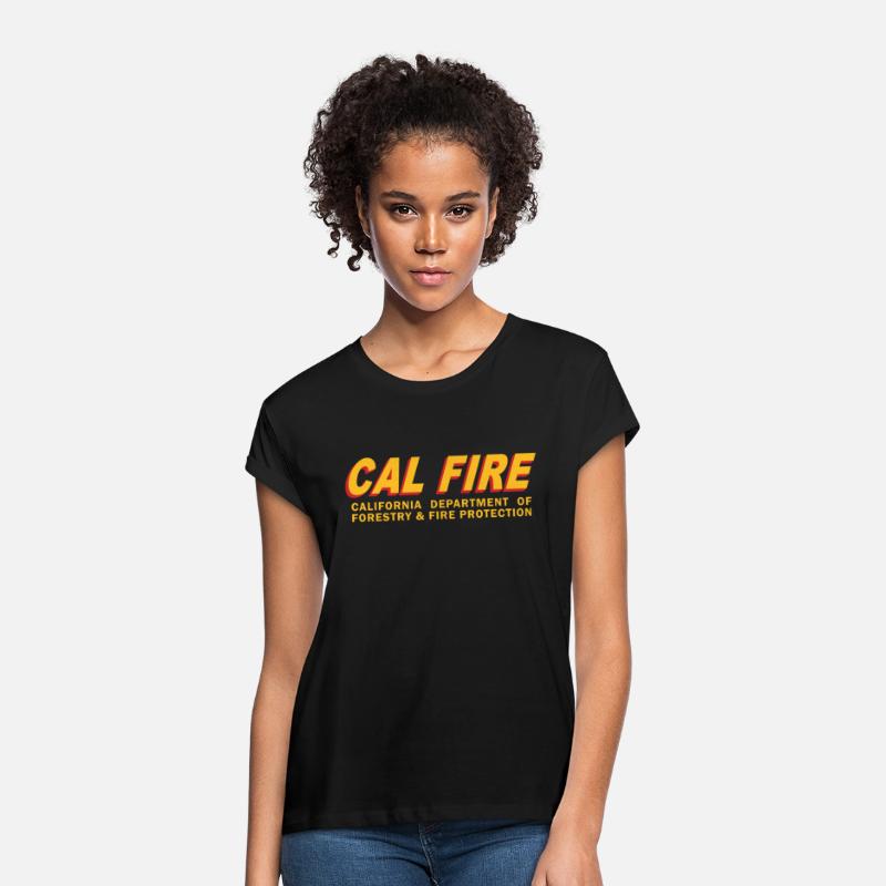 Cal Fire Text California Department black