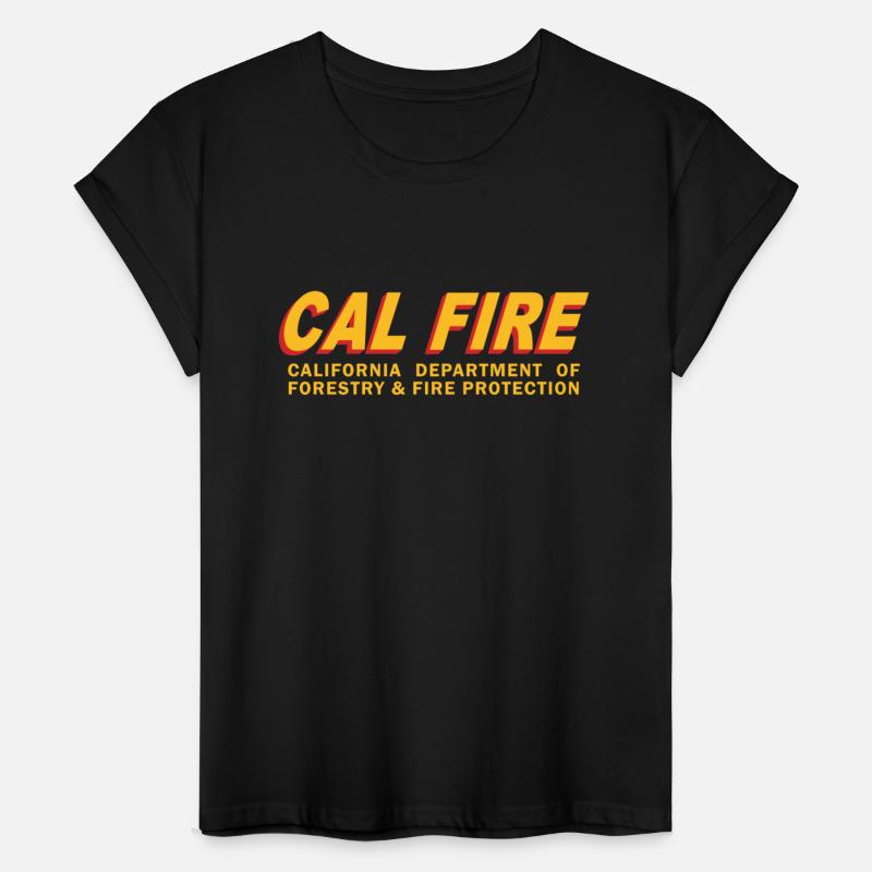 Cal Fire Text California Department black