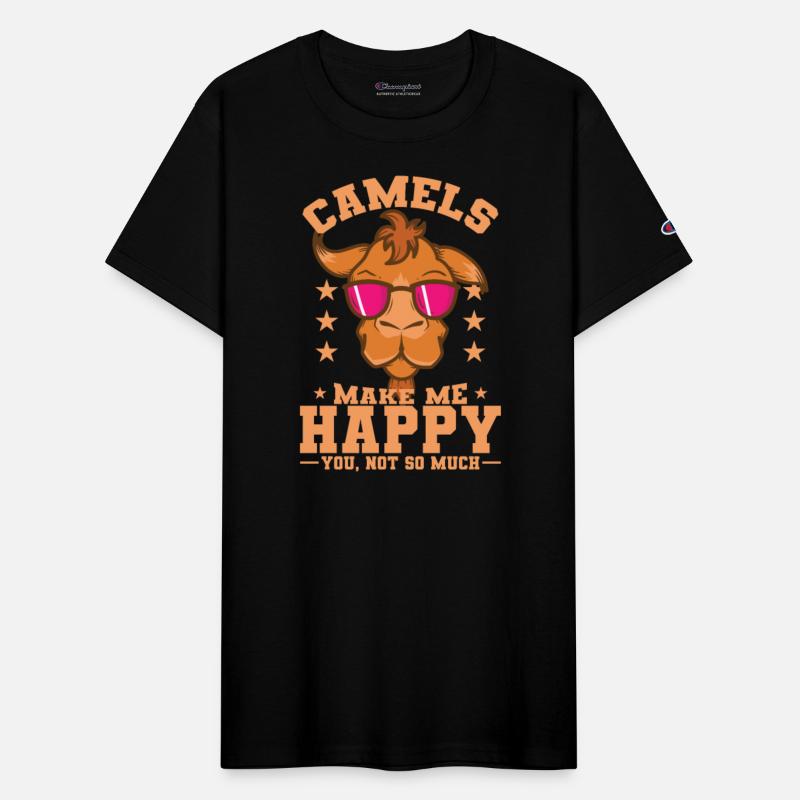 Camels make my Happy Desert Dromedary Animal