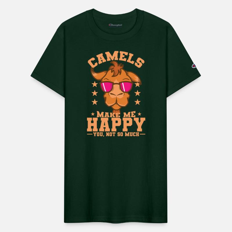 Camels make my Happy Desert Dromedary Animal