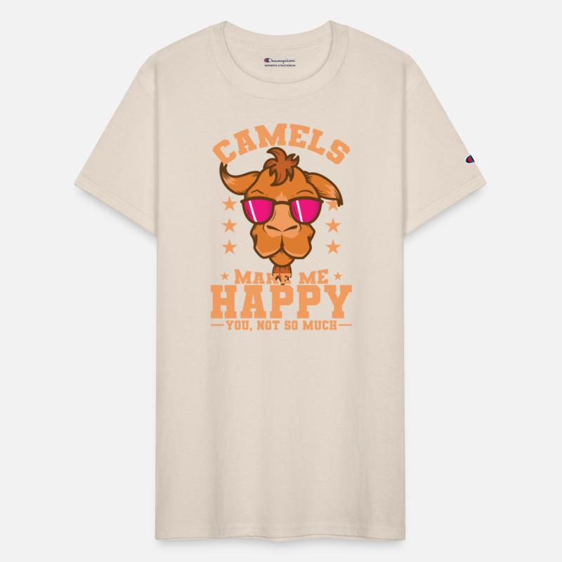 Camels make my Happy Desert Dromedary Animal