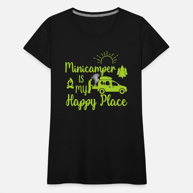 Camping-Camper Microcamper Travel-Caravan Happy