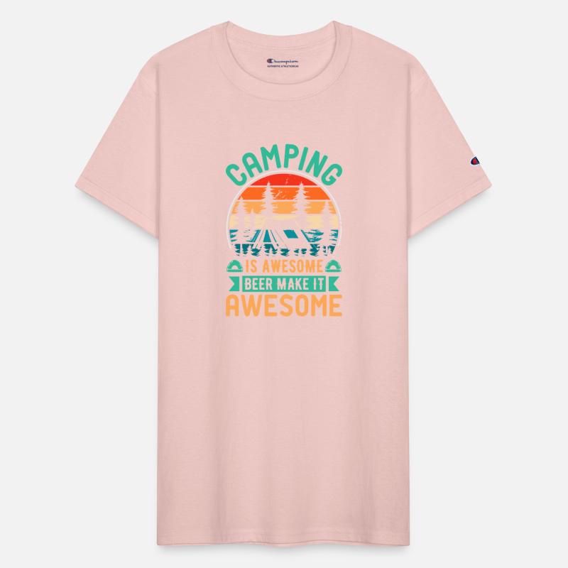 Camping Is Awesome Beer Make It