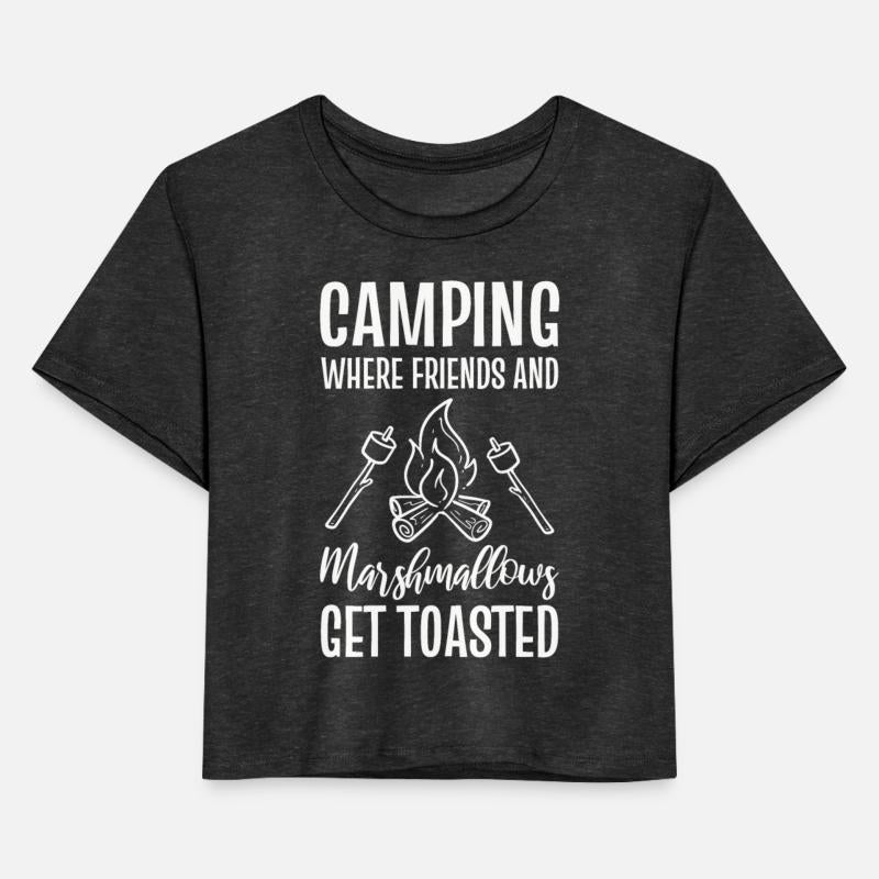 Camping Where Friends And Marshmallows Get Toasted