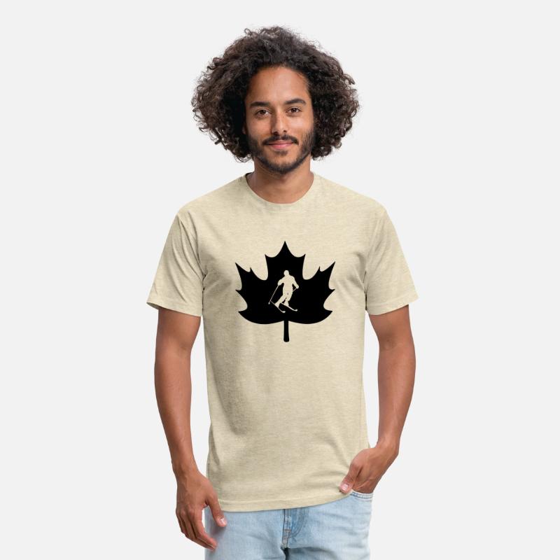 Canada Skiing maple leaf