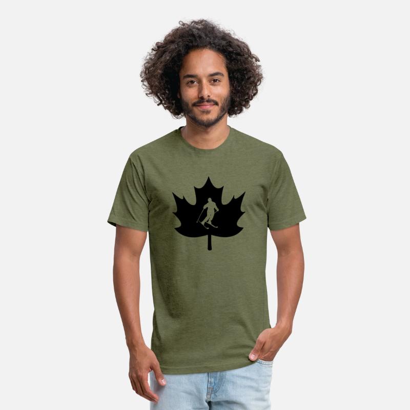 Canada Skiing maple leaf