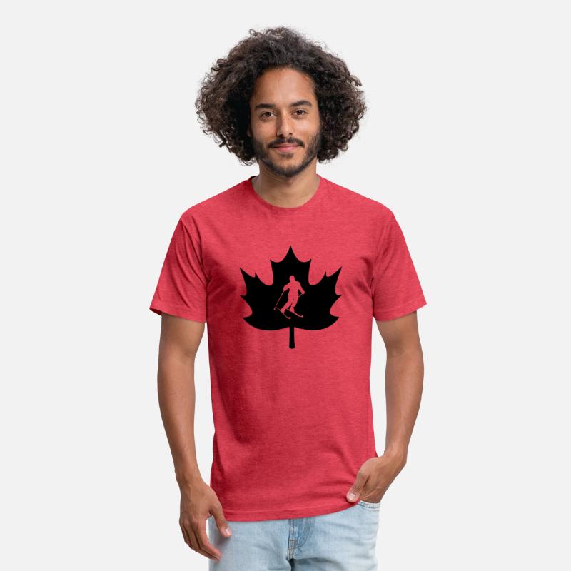 Canada Skiing maple leaf