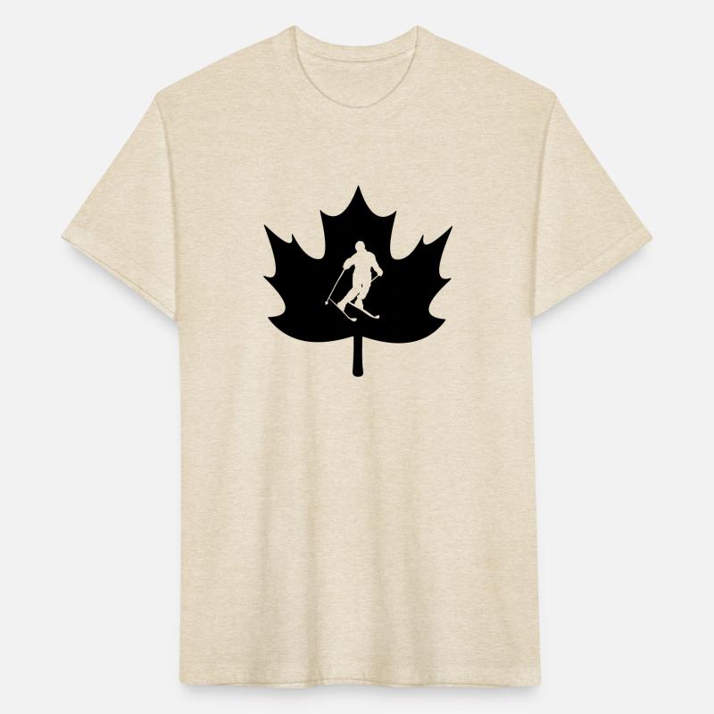 Canada Skiing maple leaf