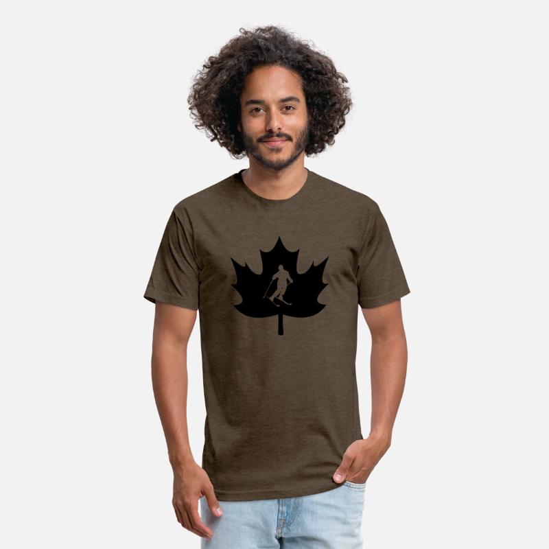 Canada Skiing maple leaf