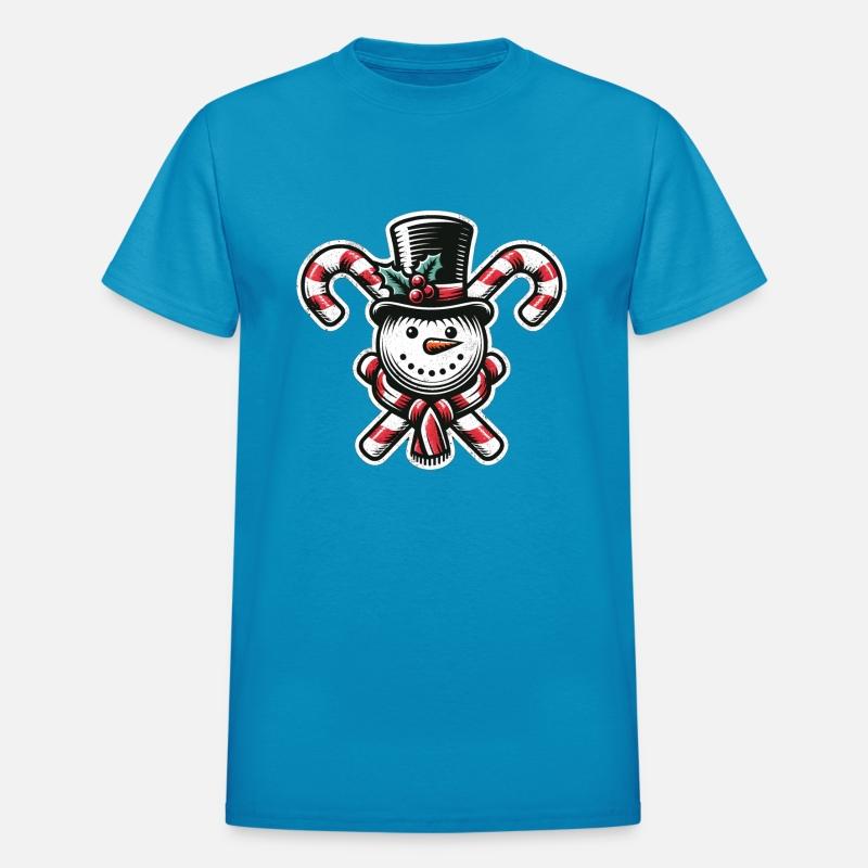 Candy Cane Cheer - snowman with Top Hat design