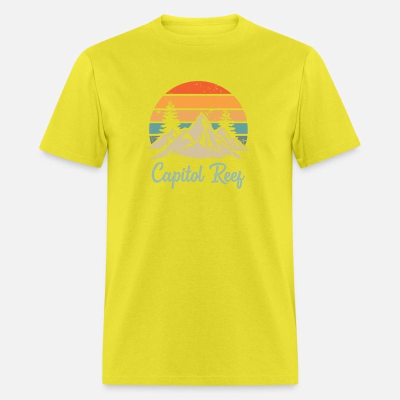 Capitol Reef Retro Vintage Mountain Sunset Outdoor