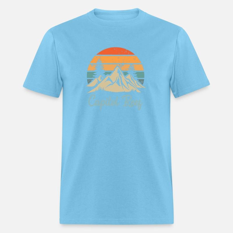 Capitol Reef Retro Vintage Mountain Sunset Outdoor