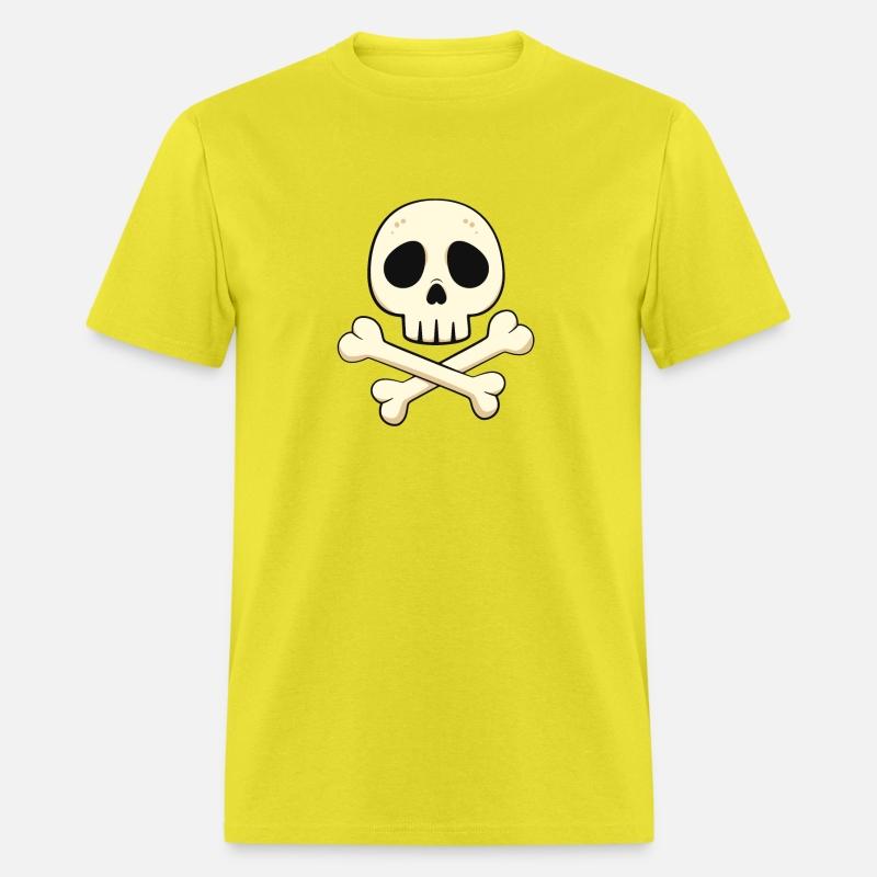 Cartoon skull and crossbones