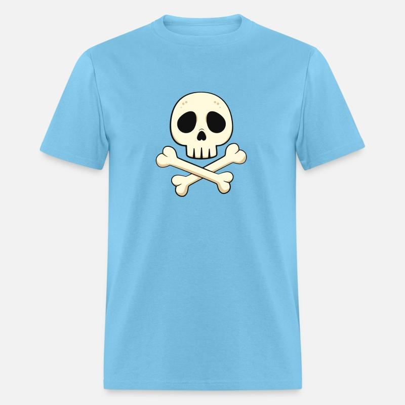 Cartoon skull and crossbones