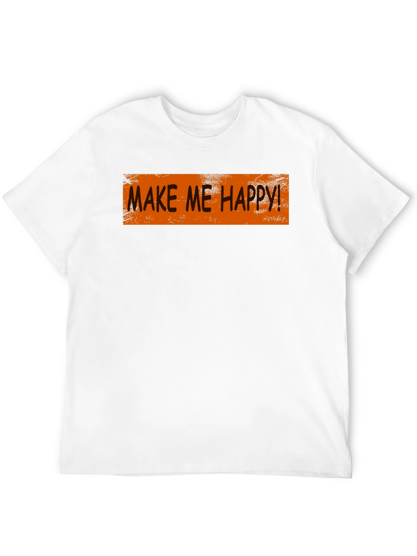 Make Me Happy Graphic Tee - Trendy Casual Style
